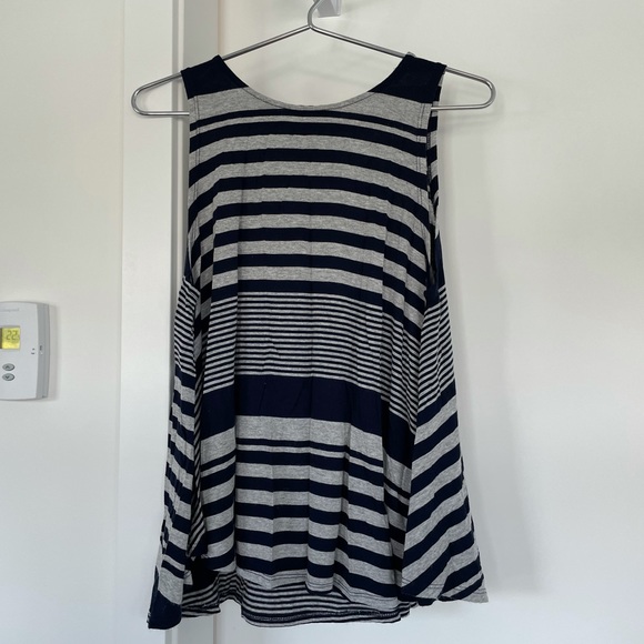❗️Navy striped tank top - Picture 1 of 4